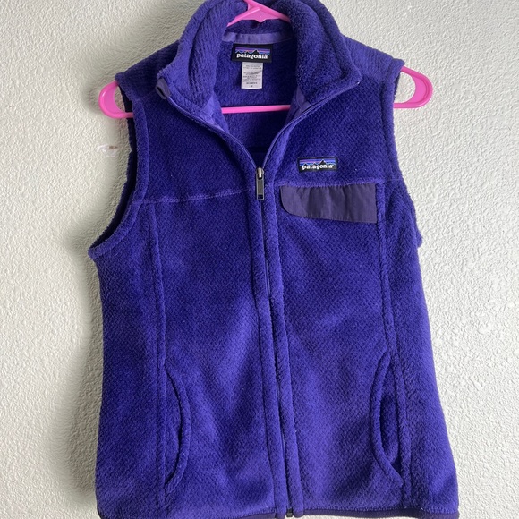 Patagonia Jackets & Blazers - Patagonia Re-Tool Women's Fleece Vest Purple Size Medium Sleeveless Full Zip